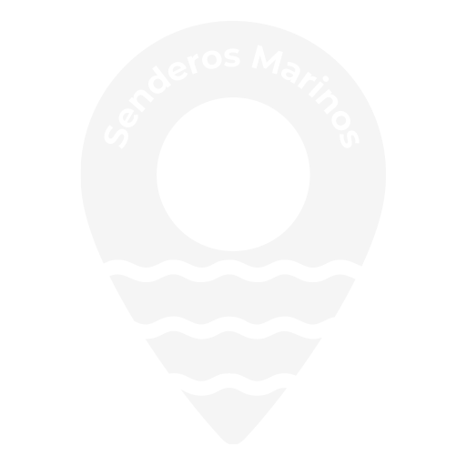 logo senderos marinos blanco